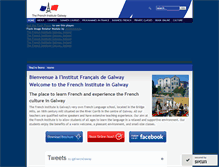 Tablet Screenshot of frenchinstitute.ie